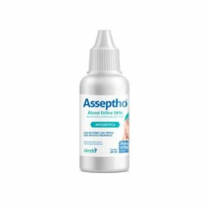 [R$0,49] ÁLCOOL 70% ASSEPTHO ANTISSÉPTICO REFIL 30ML