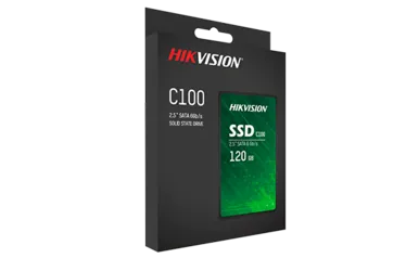 SSD Hikvision C100, 120GB, Sata III, Leitura 550MBs e Gravação 420MBs, HS-SSD-C100/120G