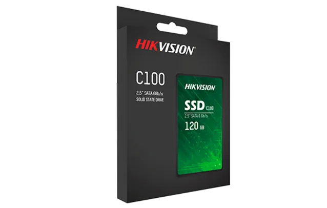 SSD Hikvision C100, 120GB, Sata III, Leitura 550MBs e Gravação 420MBs, HS-SSD-C100/120G