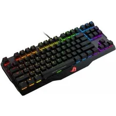 Teclado Mecânico Gamer Asus Rog Claymore Core RGB, Switch Cherry Mx Red, Black, 90MP00I0-B0UA00