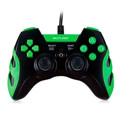 Controle Multilaser Joypad Verde PS3/PC, JS091 | R$88