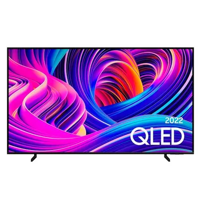 Smart TV 55" Samsung UHD 4K 55Q60B 2022, Processador Quantum Lite, SmartThings, Multitela, Controle SolarCell