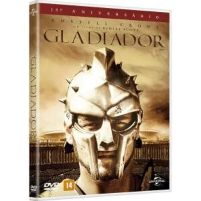 DVD Gladiador - Edição 15 Anos - R$5