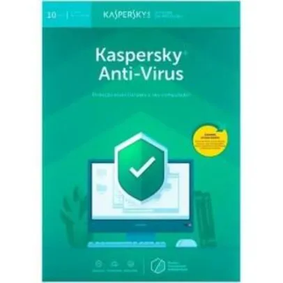 Kaspersky Antivírus 2019 10 PCs - Digital para Download