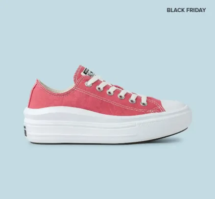 Chuck Taylor All Star Move Seasonal Colors Vermelho Plataforma (BLACK FRIDAY + PRIMEIRA COMPRA)