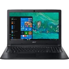 Notebook Acer A315-53-55DD Intel Core I5 4GB 1TB LED 15,6" W10 Preto - R$1825