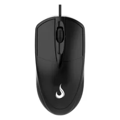 Mouse Rise Mode OF 01 USB, 3200 DPI, Preto - RM-MO-01-FB