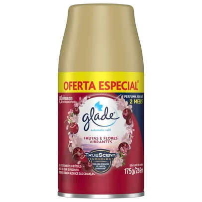 Desodorizador Glade Automatic Spray Refil Frutas e Flores Vibrantes 269ml