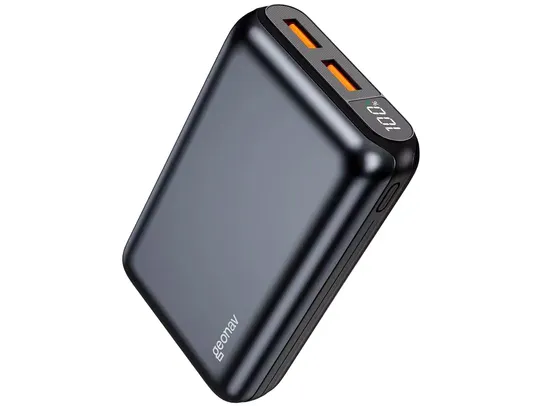 [Magalu] Carregador Portátil/Power Bank Geonav 20.000 mAh com 1 Cabo USB-C PB20K20WSG - 