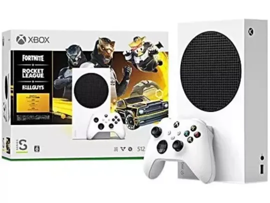 [c.ouro] Xbox Series S 512GB Com 3 Jogos