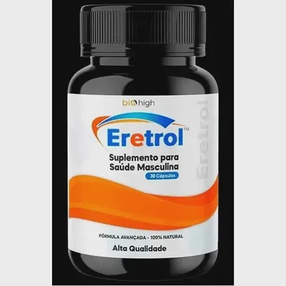 1x Eretrol 60 Cáps Estimulante Produto Oficial 60% Desconto