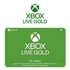 Xbox Live Gold 12 Meses Gift Card