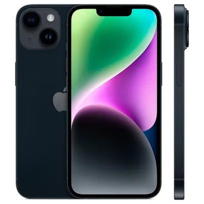 Iphone 14 Plus Apple, 128GB, Câmera Dupla 12MP + Selfie 12MP, Tela de 6.7, Meia-noite - MQ4X3BR/A