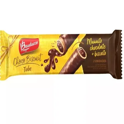 [9unid] Choco Biscuit Tube Choco 30g Bauducco