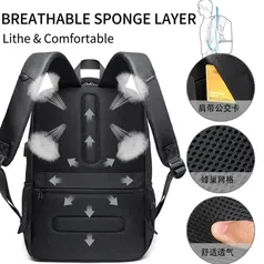 MOCHILA Bange Designer Laptop Bag para Homens, Mochilas escolares para meninos, Motocicleta, Tátic