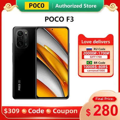 Smartphone POCO F3 8/256GB