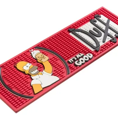 Tapete Emborrachado Bar Mat Duff Homer Os Simpsons Cerveja 