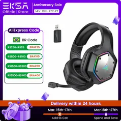 EKSA E1000 WT 2.4GHz Wireless Gaming Headset