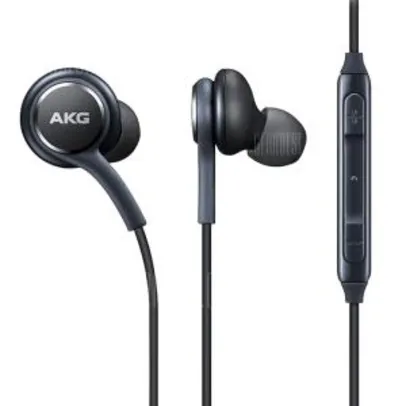 AKG High Performance In-ear Earphones for Samsung GALAXY S8 / S8 + - BLACK - R$22