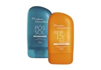 [Natura] Kit Fotoequilíbrio - Loção Protetora Corporal FPS15 + Loção Pós-sol R$50