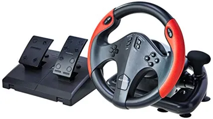 [Prime] Volante Gamer com Marcha e Pedal, Multilaser, Câmbio sequencial e câmbio borboleta