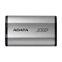 [APP] SSD Externo ADATA 2TB SD810, USB 3.2, 1000G IP68, até 2.000 MB/s, para iPhone 15/Pro/Max, Android, Prata - SD810-2000G-CSG