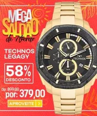 Até 70% OFF em Seleção de relógios eClock - Diversas Marcas