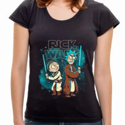Camiseta Rick Wars - Feminina | R$40