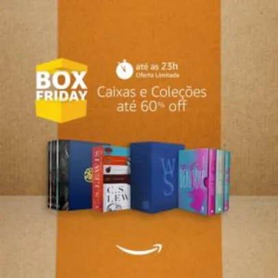 Box Friday Amazon, até 60% OFF em boxes