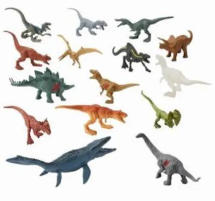 Conjunto Jurassic World Mattel - 15 Dinossauros
