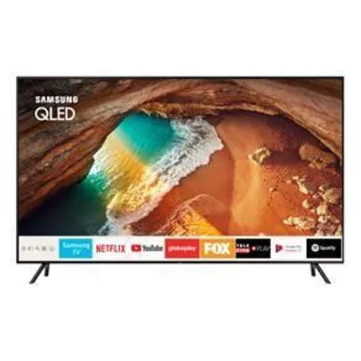 Smart TV QLED 55" UHD 4K Samsung 55Q60 Pontos Quânticos, HDR 500, Modo Ambiente 2.0, Modo Game, Controle Remoto Único R$3.039