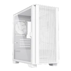 Gabinete Gamer Montech AIR 100 Lite, Mid Tower, White,  mATX, 2 Fans, Vidro Temperado