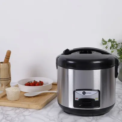 [AME 170] / [SC 119] 🚨Panela de Arroz Elétrica 5L Preto + Inox Fun Kitchen