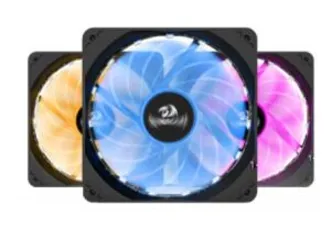 Kit Fan com 3 Unidades Redragon, RGB 120mm, GC-F006