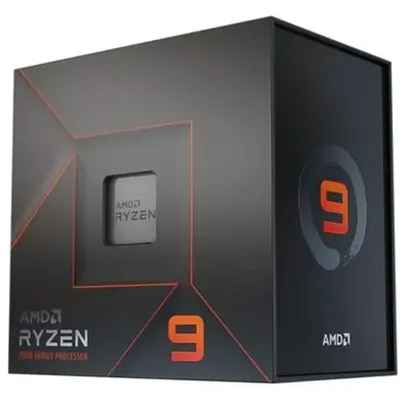 Processador AMD Ryzen 9 7900X, 12-Core, 24-Threads, 4.7GHz (5.6GHz Turbo), Cache 76MB, AM5, 100-100000589WOF