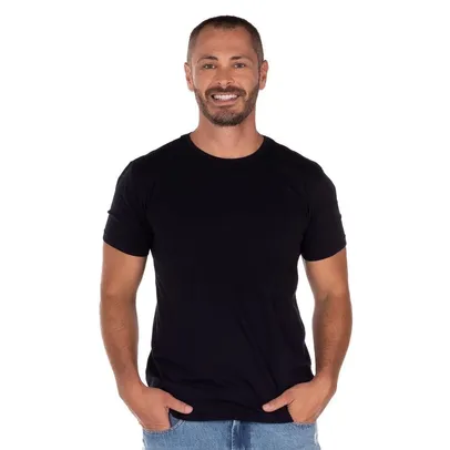 Camiseta Malha Pima Marc Alain Preto