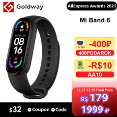 Pulseira Inteligente Xiaomi Mi Band 6