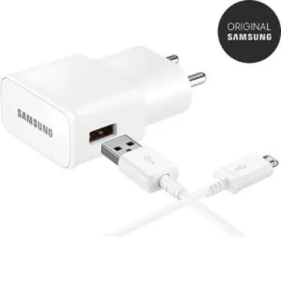 Carregador Fast Charge Samsung (Micro-USB) - R$21