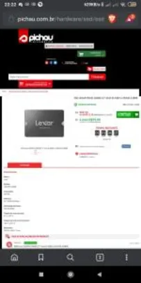 Saindo por R$ 59: SSD LEXAR NS100 128GB 2.5" SATA III 6GB/S, LNS100-128RB | Pelando