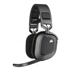 Headset Gamer Corsair HS80 Premium, RGB, Wireless, Dolby Atmos, Drivers 50mm, Preto, CA-901