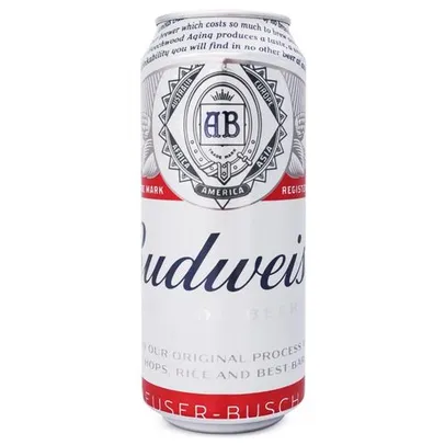 [AME R$2,98] Cerveja Budweiser Lager Lata 473 Ml