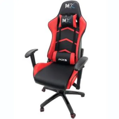 [APP] Cadeira Gamer Mx5 Giratoria Preto E vermelho - Mymax por R$ 539