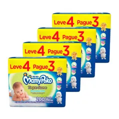 Kit de Lenços Umedecidos Mamypoko - 800 Unidades R$ 68