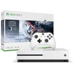 Console Xbox One S 1TB Branco + Star Wars Jedi: Fallen Order