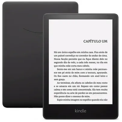 REEMBALADO: Kindle Paperwhite Amazon 11ª Geração com 16GB, Tela de 6,8 e Iluminação – Preto