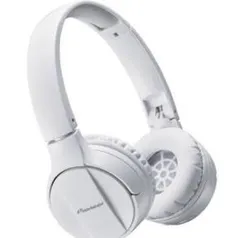 Fone de Ouvido Headphone Pioneer Branco Bluetooth SE-MJ553BT-W