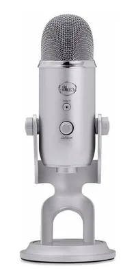 Microfone Blue Yeti Condensador Silver