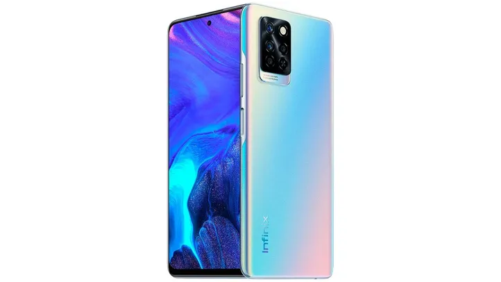 Smartphone Infinix Note 10 Pro 256GB, Câmera Quádrupla 64MP, Bateria 5000 mAh, Tela 6,95”