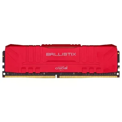 [APP] Memória Crucial Ballistix, 8GB, 3200MHz, DDR4, CL16, Vermelho, 10 anos de garantia - BL8G32C16