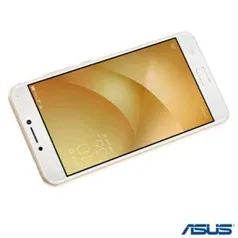 Zenfone 4 Max Dourado Asus, com Tela de 5,5”, 4G, 32 GB e Câmera Dual de 13+5MP - R$999